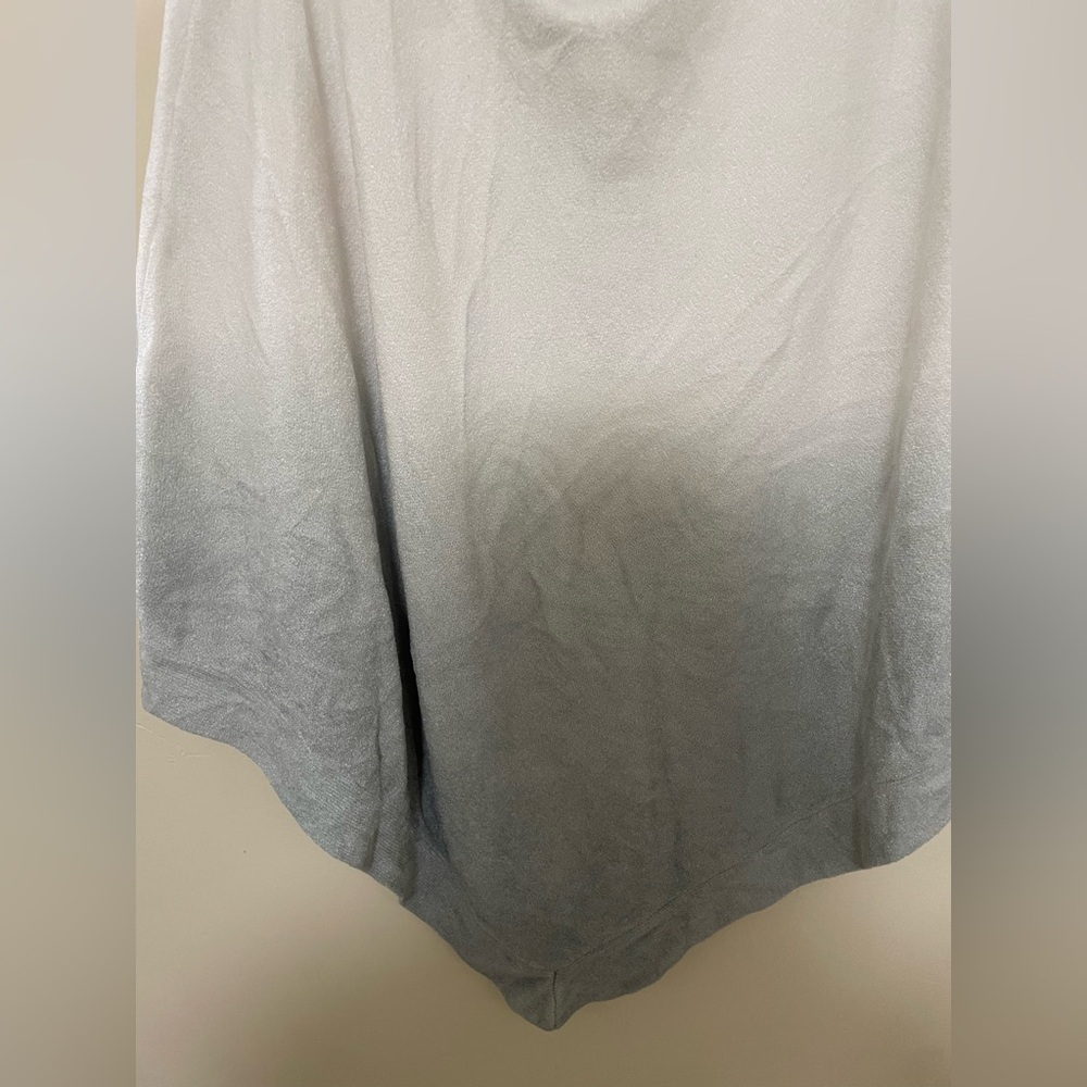 ✨Barefoot Dreams Cozy Chic Ultra Lite Ocean Breeze Poncho Ombré Waterfall Plus - Picture 3 of 8